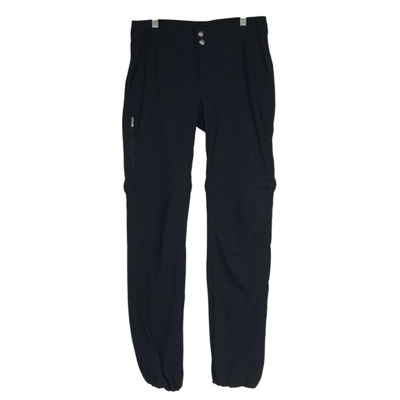 COLUMBIA - WOMEN'S 4 -BLACK OMNI-SHIELD CONVERTIBLE HIKING CAMPING PANTS - Picture 1 of 9